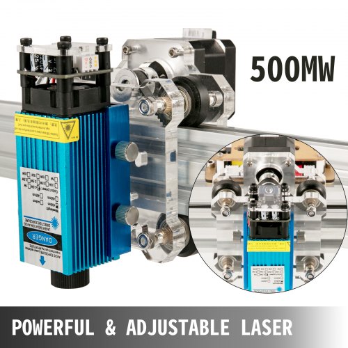 Vevor 3040 Cnc Freesmachine 500mw Cnc-lasergraveerder Routermachine Houtplastic