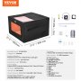 VEVOR Laser Engraver Enclosure 31.5 x 31.5 x 19.6" Fireproof Protective Cover