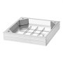 VEVOR putdeksel met frame 30 x 30 cm, onzichtbaar putdeksel, bestraatbare septictankdeksel van aluminiumlegering voor geïntegreerde afwatering op looppaden in tuinen en op terrassen.
