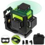 VEVOR 12 Lines Self-Leveling 903CG Rotary Laser Level Kit 360°Rotatable Horizontal & Vertical Cross Line Rotating Laser Kit