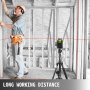 VEVOR 12 Lines Self-Leveling 903CG Rotary Laser Level Kit 360°Rotatable Horizontal & Vertical Cross Line Rotating Laser Kit