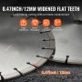 VEVOR Diamond Blade 14inch Concrete Saw Blade Wet or Dry 0.47inch Flat Teeth