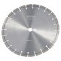 VEVOR Diamond Blade, 14inch/350mm Concrete Saw Blade Wet or Dry, 0.47inch/12mm Flat Teeth Diamond Segment Blade, Universal 1 inch/25.4 mm Center Hole Diameter, for Concrete Cement Board Tile Brick
