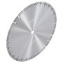 VEVOR Diamond Blade, 16inch/400mm Concrete Saw Blade Wet or Dry, 0.47inch/12mm Flat Teeth Diamond Segment Blade, Universal 1 inch/25.4 mm Center Hole Diameter, for Concrete Cement Board Tile Brick