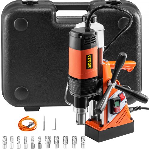 Vevor Magneet Boormachine Magnetische Kernboormachine 10000n 11 Stucks Snijders