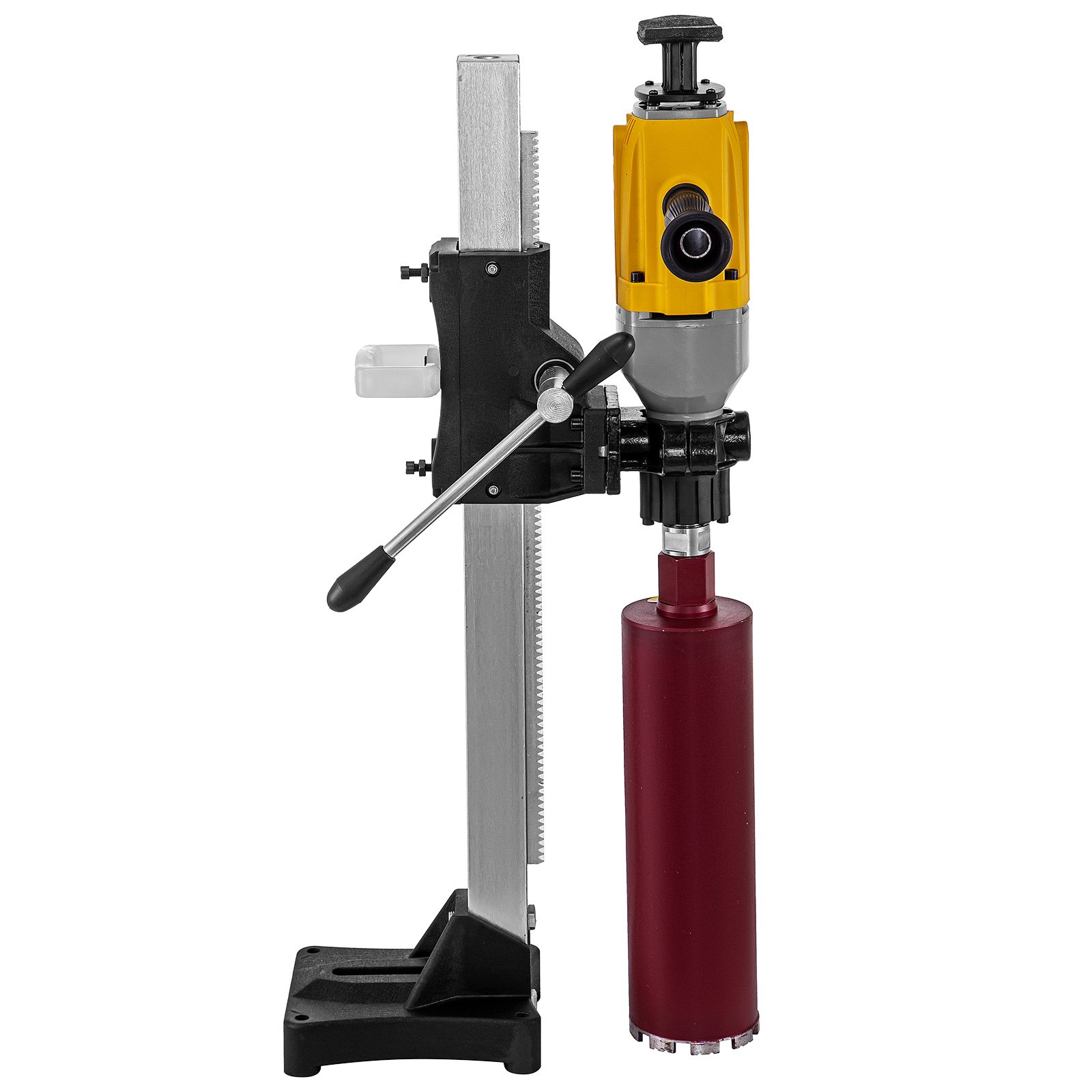 VEVOR Core Drill Machine 160 MM 6.3 Inches Core Drill Rig Powerful Rugged Concrete Core Drill 220V 1600 r/min Core Drill Rig with Stand Tool Wet Dry Concrete Brick Block Drilling 1980W Dual Use