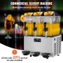VEVOR Commerciële Slushy Machine, 36L Enkele Kom, 75 Kopjes Margarita Machine, 1100W Roestvrijstalen Margarita Smoothie Bevroren Drankmaker Slushie Machine voor Feesten, Cafés, Restaurants, Bars etc.