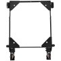 VEVOR Mobile Base, 650 lbs Weight Capacity, Adjustable from 12" x 12" to 36" x 36", Heavy Duty Universal Mobile Base Stand with Swivel Wheels, for Woodworking Equipment, Bandsaw, Power Tools, Machines