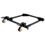 VEVOR Mobile Base, 650 lbs Weight Capacity, Adjustable from 12" x 12" to 36" x 36", Heavy Duty Universal Mobile Base Stand with Swivel Wheels, for Woodworking Equipment, Bandsaw, Power Tools, Machines