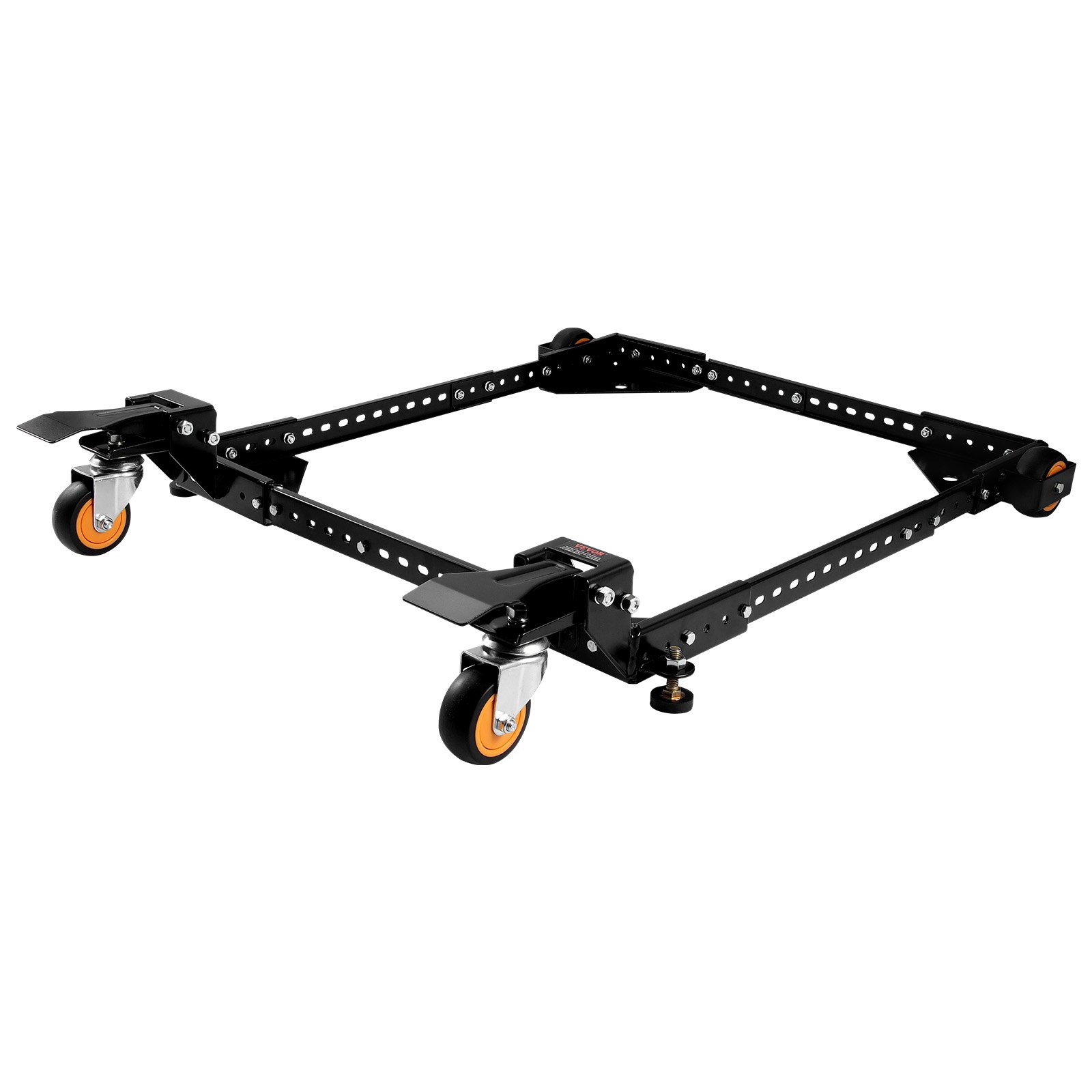 VEVOR Mobiele Werkstandaard, Draagvermogen 650 lbs, Verstelbaar van 12 x 12 inch tot 36 x 36 inch, Robuuste Universele Mobiele Werkstandaard met Zwenkwielen, voor Houtbewerkingsapparatuur, Lintzagen, Elektrisch Gereedschap, Machines