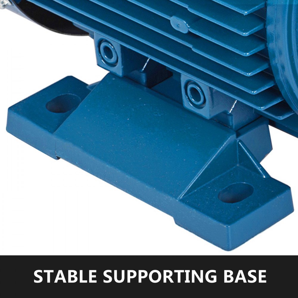 Starre basismotor 3 fase B3 montage 1500 tpm 400 V spanning 2-polig vermogen 1,1 kW