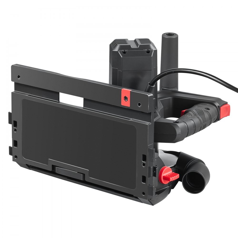 VEVOR invalzaag, 165,1 mm, handcirkelzaag met 48-tands hardmetalen zaagblad, hoekverstelling 0–45°, zaagdiepte 55 mm, voor hout en kunststof, geleiderail niet inbegrepen