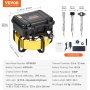 VEVOR Rioolcamera, 30 m zelfnivellerende buisinspectiecamera met 9 inch 1080P HD-scherm, 36x zoom, IP68 waterdichte buiscamera met 12 LED-lampjes, 32 GB kaart-endoscoop voor rioolbuizen