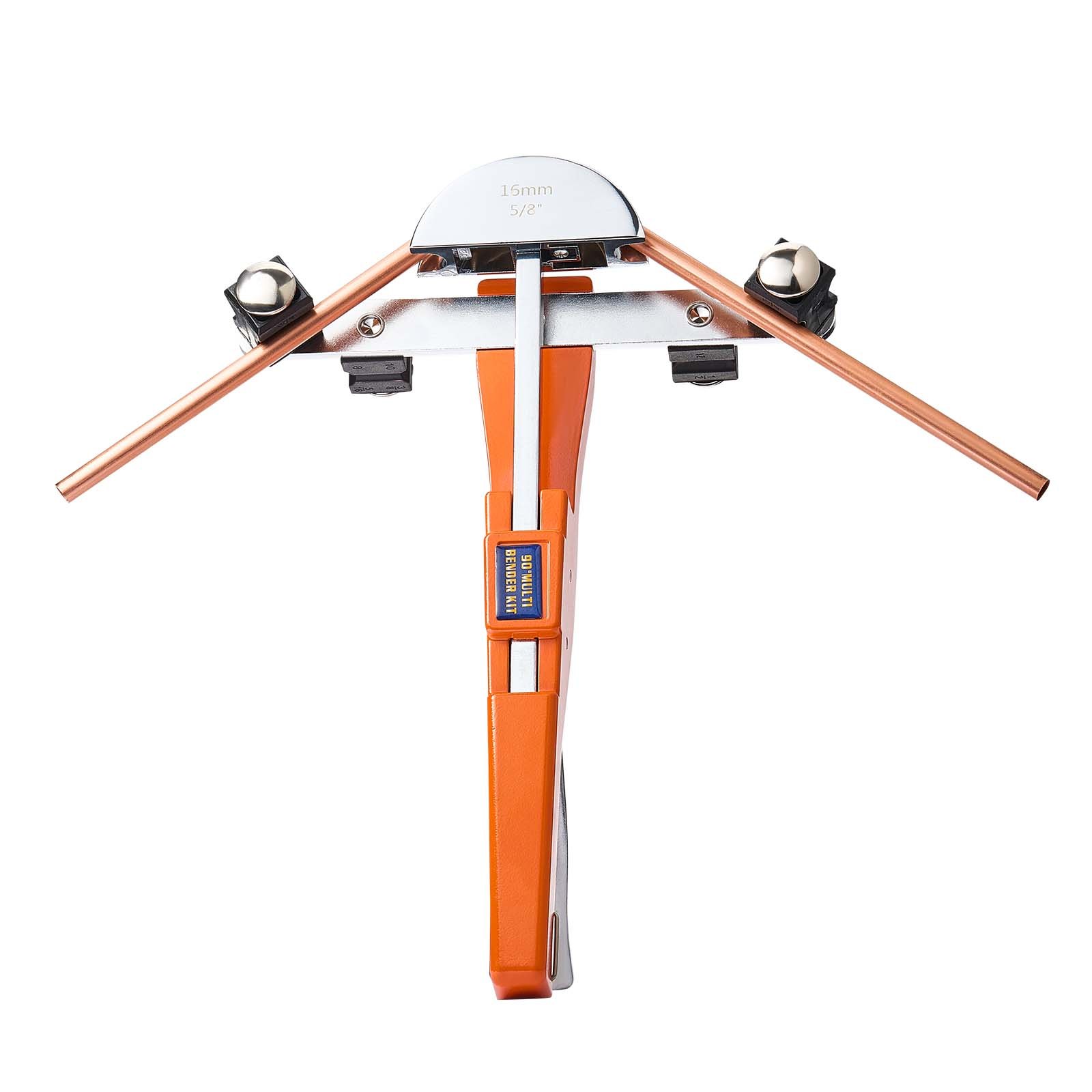 VEVOR Tubing Bender Kit, 1/4 to 7/8 Inch, Compact Ratcheting Tube Pipe Bender, Ratchet Hand Bending Tool, with 7 Aluminium Alloy Dies, HVAC Tools, for Copper Aluminum HVAC Refrigeration Maintenance