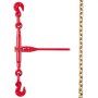 VEVOR Chain Load Binder, 5/16\" Tie Down Kit with 5400LBS Working Load Capacity and Two Grab Hooks, Includes (4) Ratchet Binders - (4) 21\' Grade 80 Chains, Transport Load Package for Hauling, Towing