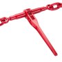 VEVOR Chain Load Binder, 5/16\" Tie Down Kit with 5400LBS Working Load Capacity and Two Grab Hooks, Includes (4) Ratchet Binders - (4) 21\' Grade 80 Chains, Transport Load Package for Hauling, Towing