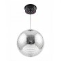 VEVOR Mirror Disco Ball 12 Inch Hanging Ball with Motor Remote LED Lights, for Party Home Decoration Stage Props DJ Dance Club, RGB + 3 Mixed Colors, 0/3/6/9/12/15 RPM, Wedding Birthday Decor, Silver