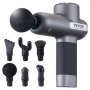 VEVOR massage gun with six interchangeable heads for customized muscle relief therapy.