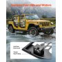VEVOR Jeep Tube Doors (4-deurs) in jachtstijl met robuuste scharnieren en originele vergrendeling, Jeep-deuren met rubberen pads en geharde stalen buis, geschikt voor Jeep Wrangler JK 2007-2018