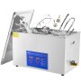 VEVOR 30L 100A Ultrasoonreiniger met verwarming 600W RVS Ultrasoonreiniger Ultrasoonbad Ultrasoon reinigingsapparaat voor brillen, sieraden, kunstgebitten, munten, enz. (30L)