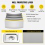 VEVOR 2L Ultrasonic Cleaner Machine Stainless Steel Ultrasonic Cleaning Machine Digital Heater Timer Jewelry Cleaning for Commercial Personal Home Use(2L)