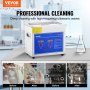 VEVOR Professionele Ultrasoon Reiniger, 2,85L Ultrasoon Sieradenreiniger met Digitale Timer en Verwarming, Roestvrijstalen Industriële Sonic Reiniger 40 kHz voor Brillen, Horloges, Ringen, Kleine Onderdelen
