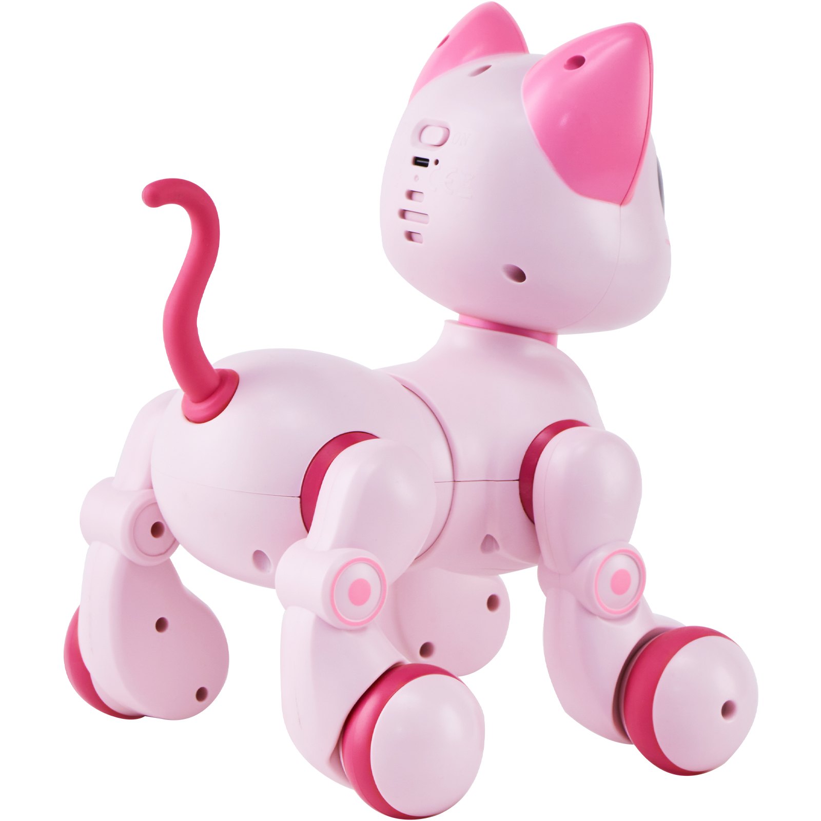 VEVOR Afstandsbediening Kattenspeelgoed, RC Kat, Programmeerbare Slimme Interactieve Robot voor Kinderen met Aanraakbediening, Lopende, Zingende, Dansende RC Stunt Speelgoedkat voor Jongens en Meisjes van 3, 4, 5, 6, 7, 8 en 10 jaar
