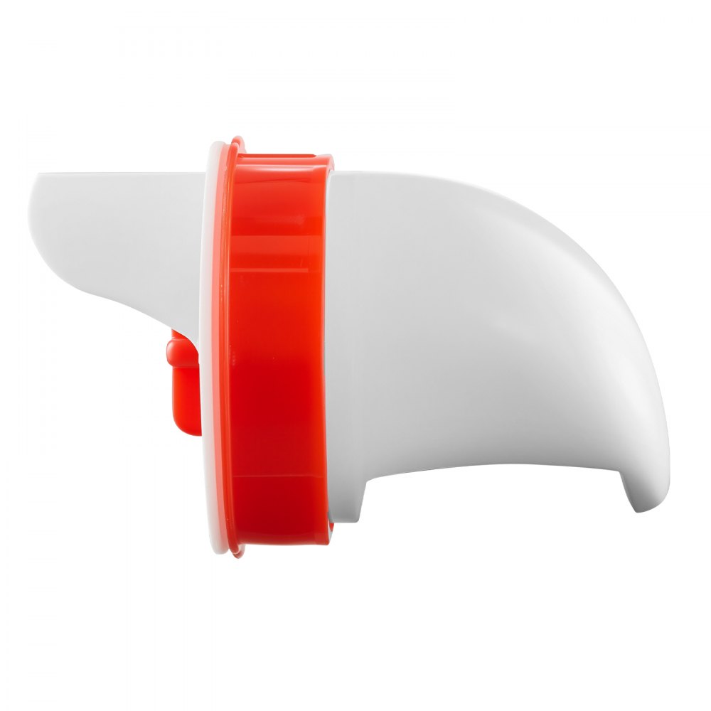 VEVOR DIY kippenvoerbak, 4 voeropeningen, afvalvrije voerbak voor pluimvee met deksel, robuuste stalen gatenzaag, rubberen afdichtingsring, ideaal voor emmers, vaten, containers en troggen.