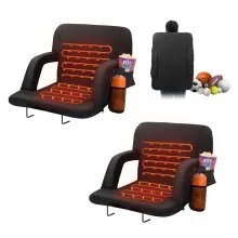 VEVOR 2-pack dubbel verwarmde rugleuning Stadionstoel Fauteuil