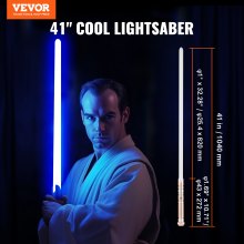 VEVOR Lightsaber 12 RGB-kleuren 1117 mm oplaadbare mute-cosplay