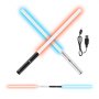 VEVOR Lightsaber Dueling Lightsaber 775 mm 2 stuks met 7 RGB-kleuren en 4 geluidsmodi en realistisch handvat, oplaadbaar lichtzwaard voor volwassenen Kerstmis Halloween cosplay verjaardag
