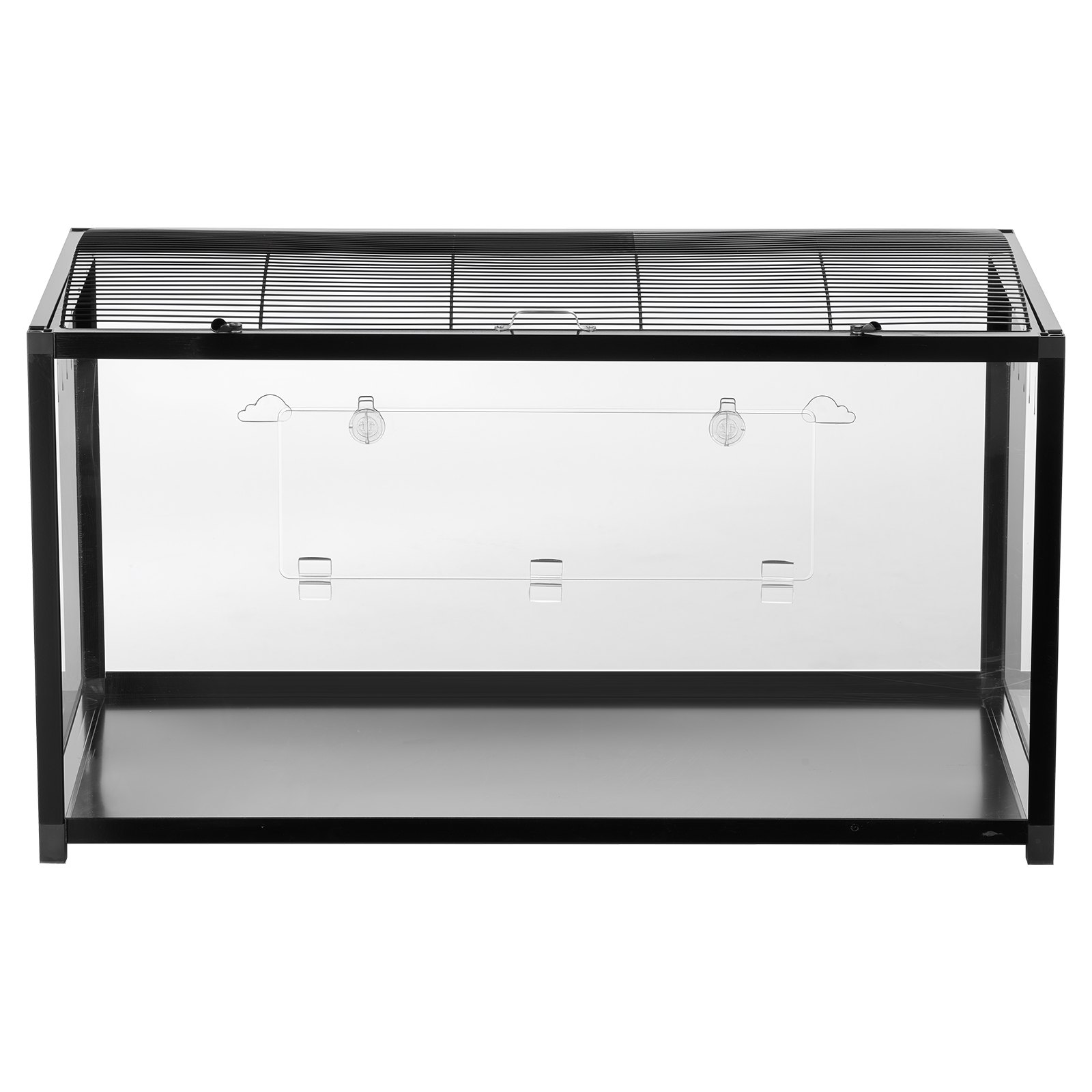 VEVOR Hamsterkooi, 360° kijkhoek, transparante hamsterhabitat, kooi voor kleine dieren, 96x47x55 cm, geventileerde muizenkooi met voordeur, rattenkooi, draagbaar hamsterhuis voor ratten en cavia's