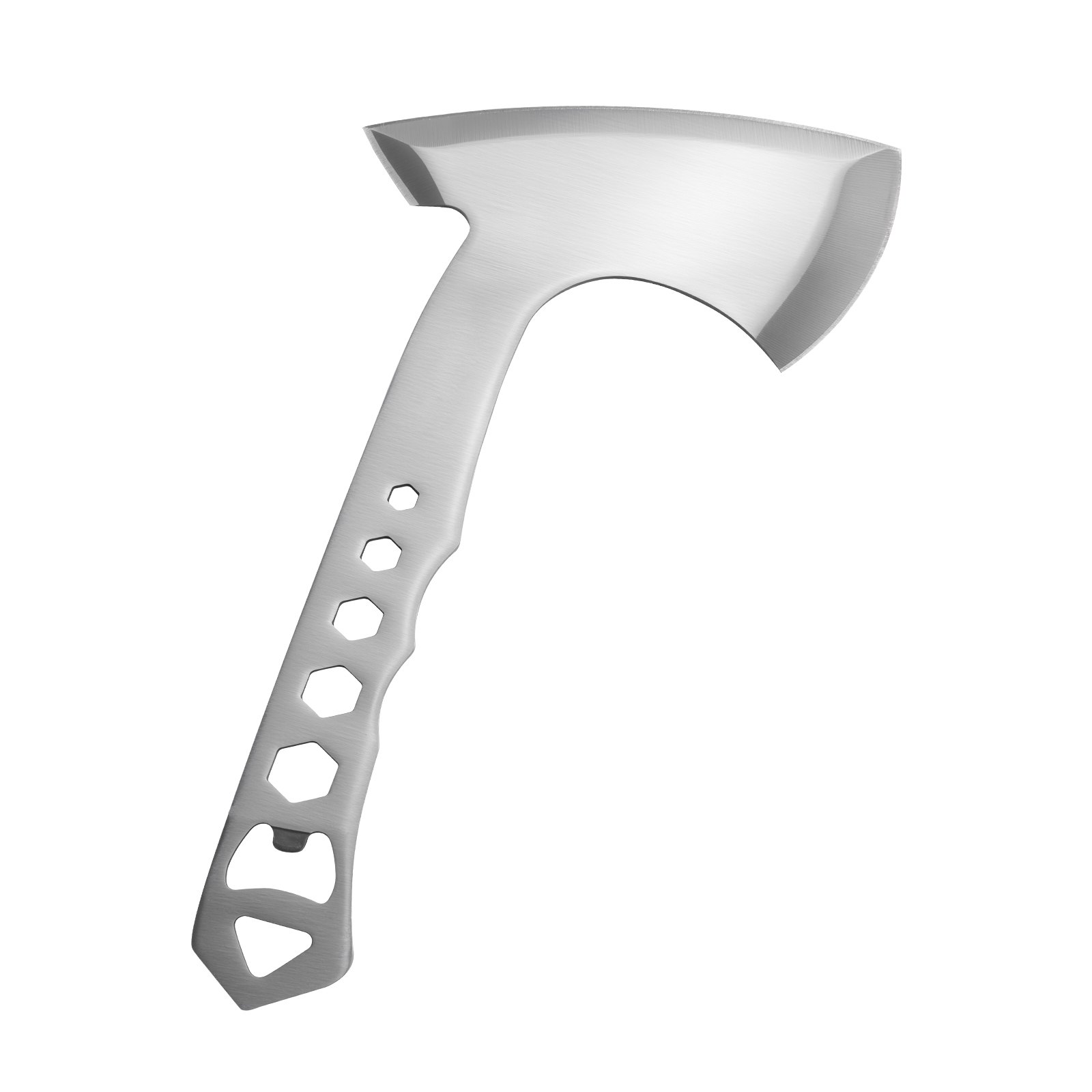 VEVOR Throwing Axes and Tomahawks, 3 Pack Hatchet Axes and 3 Pack Knives Throwing Products Set, Handle with Wrench and Bottle Opener, Stainless Steel, Black Nylon Sheath, for Recreation Competition