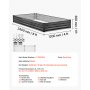 VEVOR Verhoogd tuinbed, Metaal, Set van 2, 244x122x30 cm, Rechthoekig tuinbed, Plantenbakset voor buiten, Groentebed met handschoenen, Bloembed, Plantbed voor bloemen en groenten