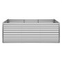 VEVOR Verhoogd tuinbed, Metaal, 2400x1200x860 mm, Rechthoekig tuinbed, Plantenbakset voor buiten, Groentebed met handschoenen, Bloembed zonder bodem, Plantbed voor bloemen en groenten, Zilver