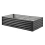 VEVOR Verhoogd Tuinbed, Metaal, 1800x900x430 mm, Plantbed, Groentebed, Plantenbak met Open Bodem & Afgeronde Randen, Bloembed, Kruidenbed, Ideaal voor Groenten, Bloemen, Kruiden & Vetplanten