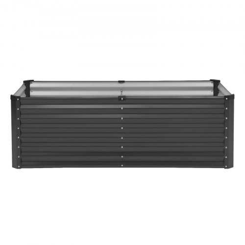 Metalen verhoogde plantenbak, 1195x585x270mm Grote gegalvaniseerde plantenbak voor buiten met open bodem, ovaal plantenbed voor het kweken van groenten, bloemen, kruiden en vetplanten, zilver | NL Metalen verhoogde plantenbak, 1195x585x270mm Grote gegalvaniseerde plantenbak voor buiten met open bodem, ovaal plantenbed voor het kweken van groenten, bloemen, kruiden en vetplanten, zilver | NL