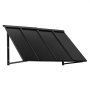 VEVOR Fixed Metal Awning 44 x 24 in, Window Awning Door Canopy, Stable Triangle Steel Frame Awnings for Doors Exterior Rain, and Snow Sunlight Protection for Door Entrance, Windows, Porches, Balconies