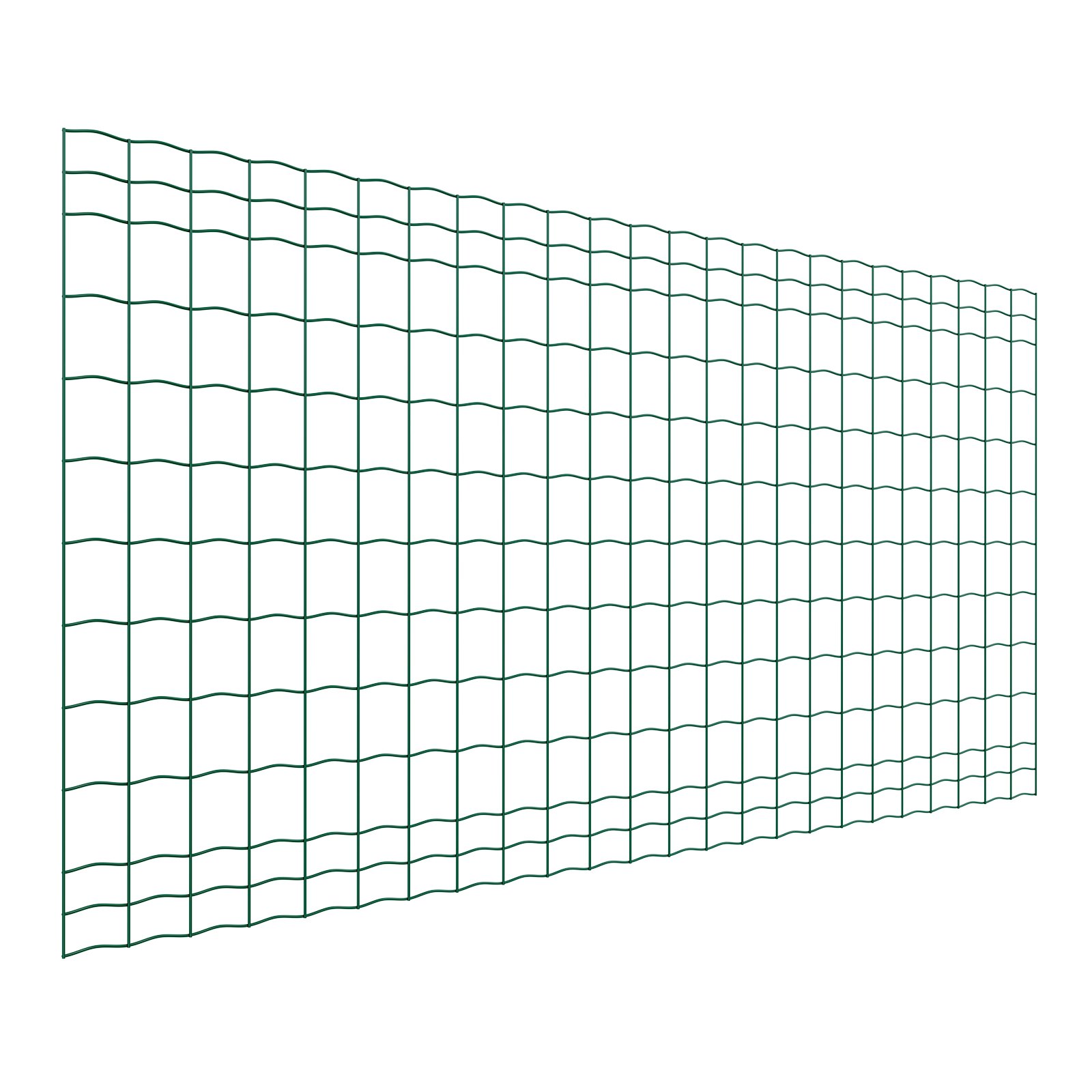 VEVOR Tuinhek, 1 x 20 m, Gaashekwerk (2,1 mm), Gegalvaniseerd staaldraadhekwerk voor runderen, varkens en schapen, Vinyl gecoat veehekwerk voor dierenverblijven, Kooidraad, Tuinhekken, Groen