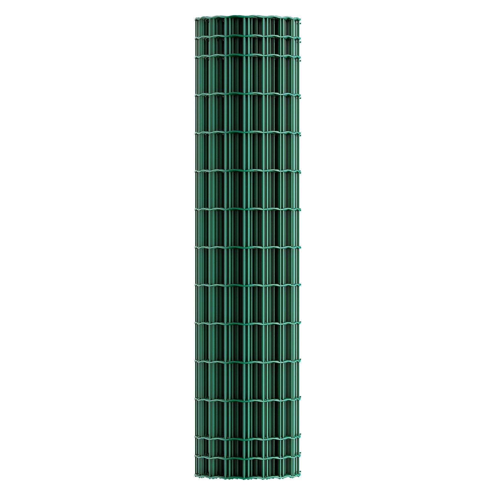 VEVOR Tuinhek, 1,2 x 25 m, Gaashekwerk 2,1 mm, Gegalvaniseerd staaldraad, Geschikt voor runderen, varkens en schapen, Vinyl gecoat gaashekwerk voor dierenverblijven, kooien en tuinen, Groen.