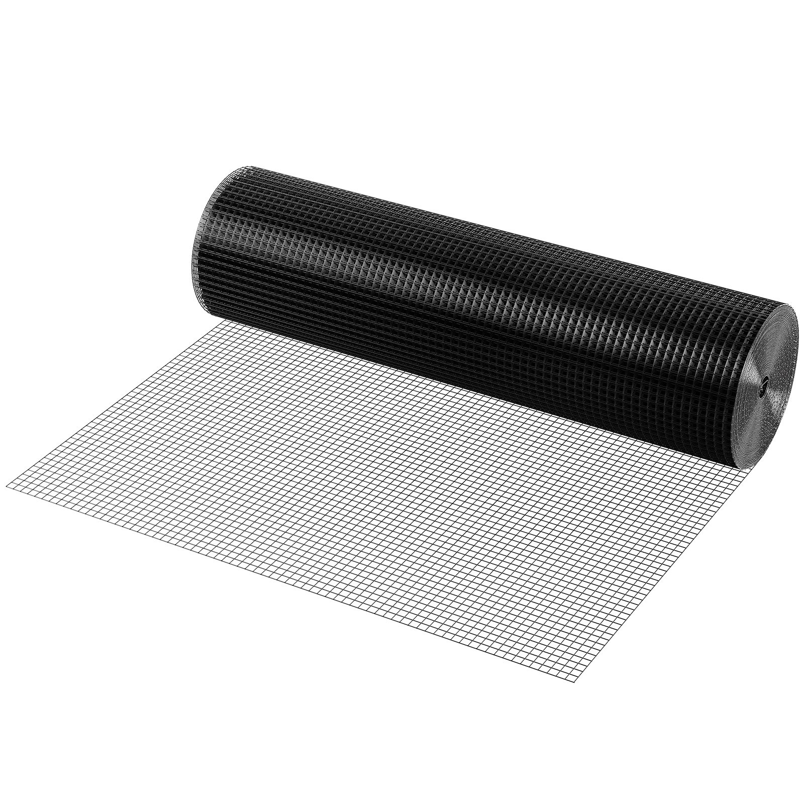 VEVOR 910 x 15240 mm gegalvaniseerd draadhekwerk, 19 gauge kettingschakelhekwerk op rol, vinyl gecoat metaaldraadgaas voor kippenhokken, konijnen- en slangenhekken, pluimveeomheiningen