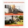 VEVOR Dog Ramp for Cars, 160 x 43.2 cm, Folding Pet Ramps for Medium & Large Dogs up to 113 kg, Pet Stair Ramp with Non-Slip Oxford Fabric Surface, Portable Outdoor Dog Car Ramps for SUV & Truck