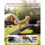 VEVOR Dog Ramp for Cars, 160 x 43.2 cm, Folding Pet Ramps for Medium & Large Dogs up to 113 kg, Pet Stair Ramp with Non-Slip Oxford Fabric Surface, Portable Outdoor Dog Car Ramps for SUV & Truck