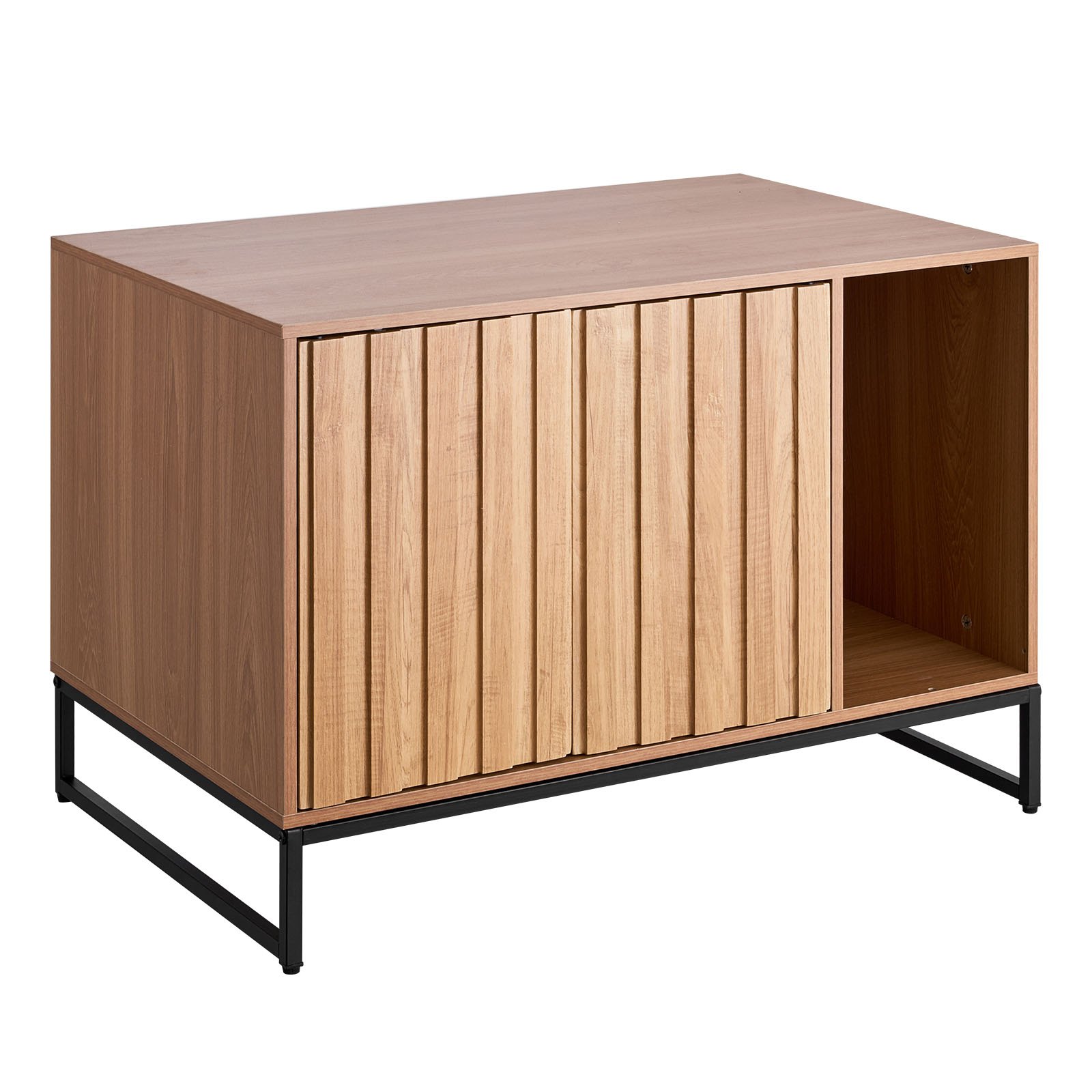 VEVOR Kattenkast, 800x510x568 mm, Kattenbak met krabpaal en opbergruimte, Kattenbakkast, Kattenhuis, Past op de meeste kattenbakken, voor slaapkamer en woonkamer