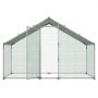 VEVOR Large Metal Chicken Coop, 3 x 1 x 2 m, Walk-in Chicken Run House with Waterproof Cover & Sturdy Frame, Spire Roof Poultry Cage Duck Pen for Rabbit Hen Goose Outdoor Backyard Farm Use