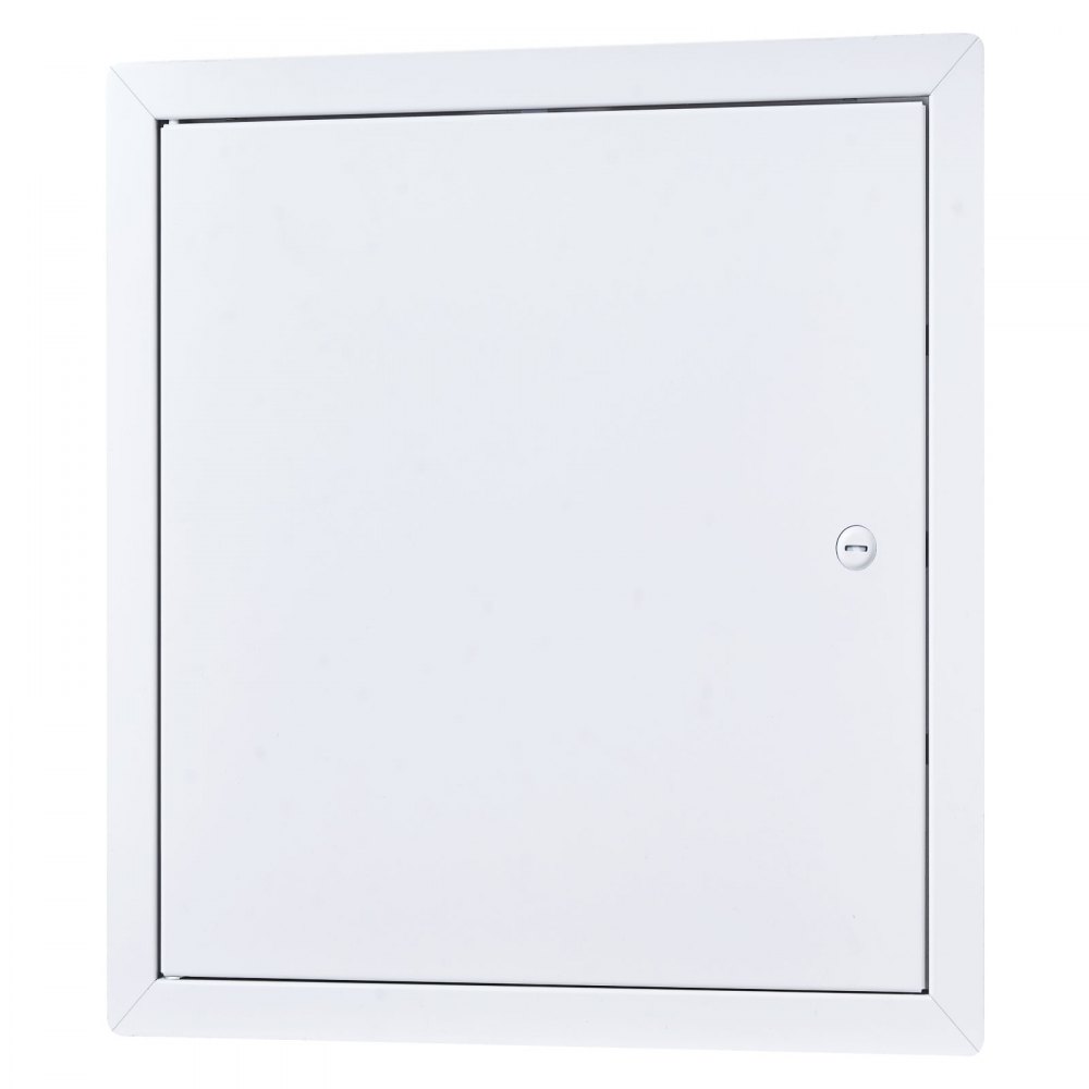 VEVOR inspectieluik voor gipsplaatconstructies, 337 x 337 mm, gegalvaniseerde stalen inspectiedeur met sleufslot, onderhoudsluik voor plafondmontage (sanitair & elektra), installatieafmetingen 315 x 315 mm.