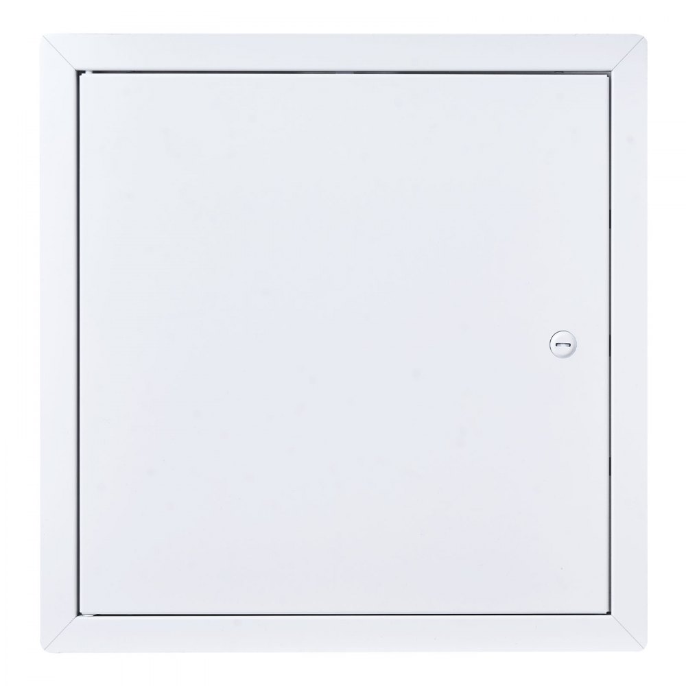 VEVOR inspectieluik voor gipsplaatconstructies, 337 x 337 mm, gegalvaniseerde stalen inspectiedeur met sleufslot, onderhoudsluik voor plafondmontage (sanitair & elektra), installatieafmetingen 315 x 315 mm.