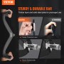 VEVOR LAT Pulldown Bar Tricep Grip Attachment V-Bar Kabel Machine Gym