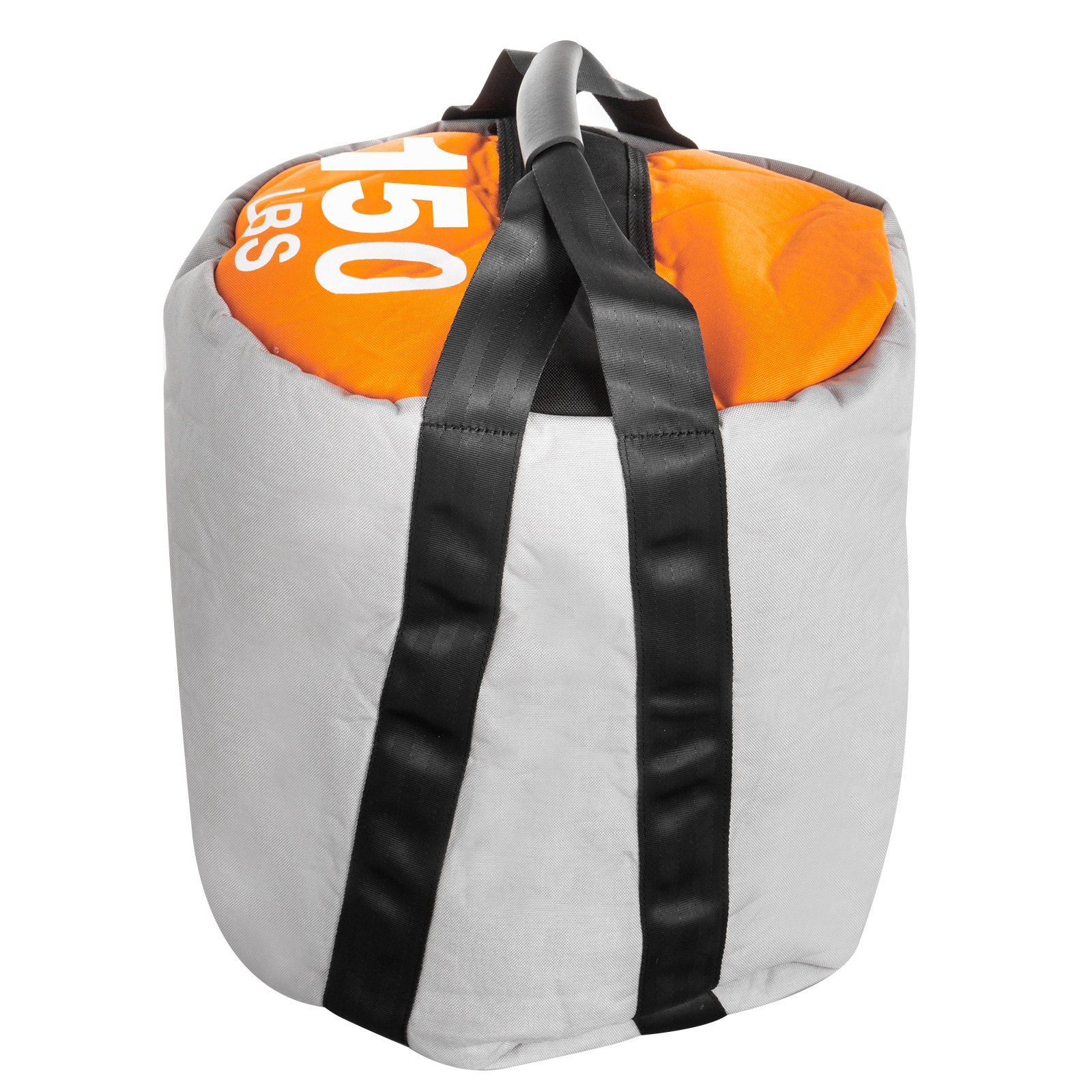 VEVOR Sandbags Fitness Sandbag 68 kg Training Sandbags, Nylon 1000D Fitness Bags, Orange and Gray Sandbags, Portable Weight Bag, Fitness Bag Sandbag for Functional Fitness Weight Bag