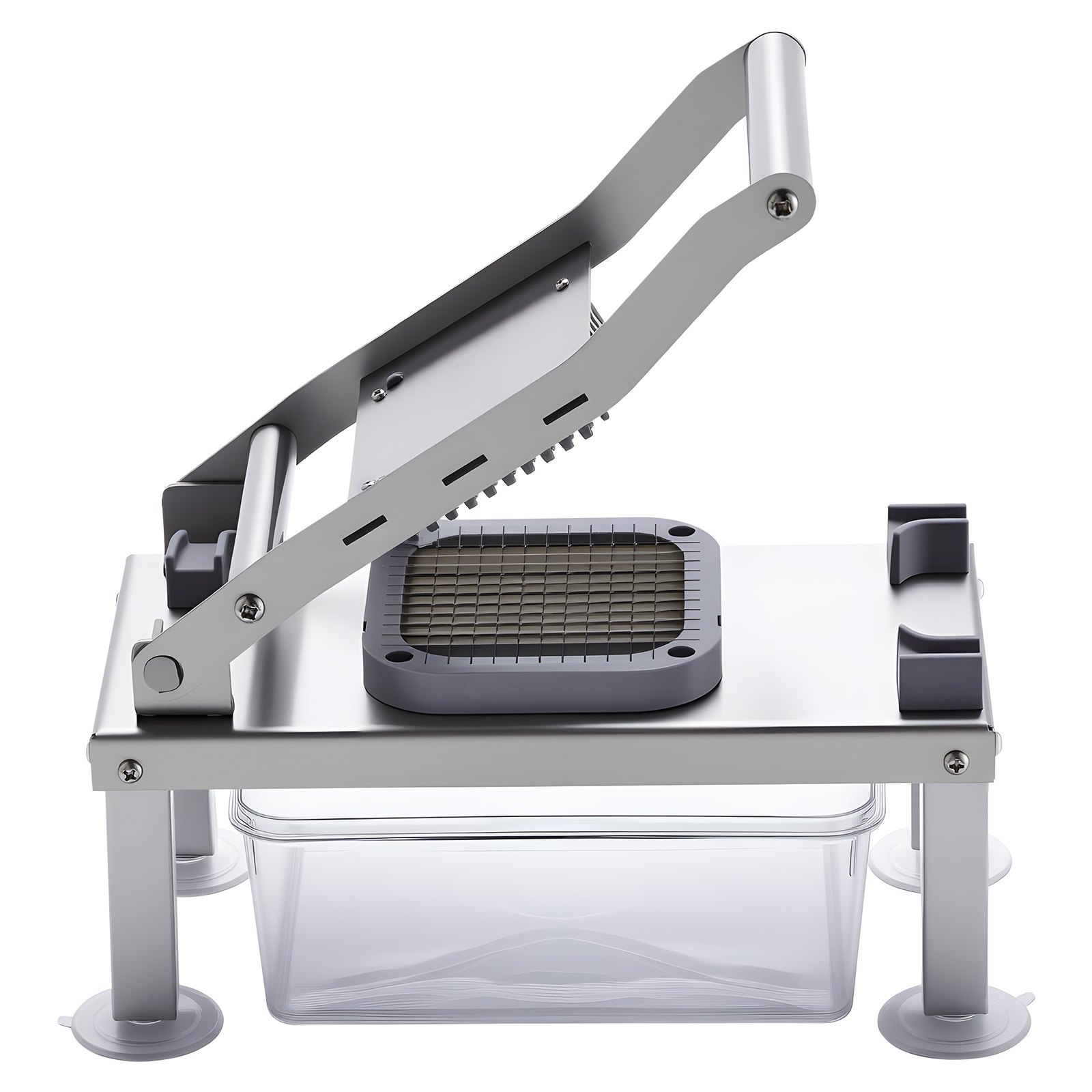 VEVOR Vegetable Chopper Mandoline Slicer, All-in-1 Food Veggie Cutter with 8 Stainless Steel Blades, Cheese Grater Onion Potato Salad Dicer with Container,Kitchen Gadgets&Essentials Home Appliances